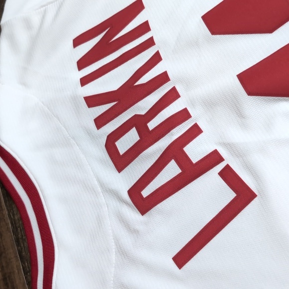 Nike Cooperstown Collection Cincinnati Reds Barry Larkin Home Jersey Size Small - Picture 8 of 11